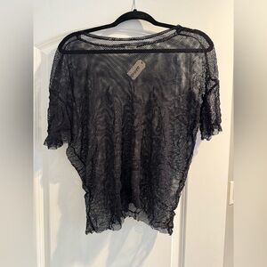 Fish Net Garage Top Size Medium Black
